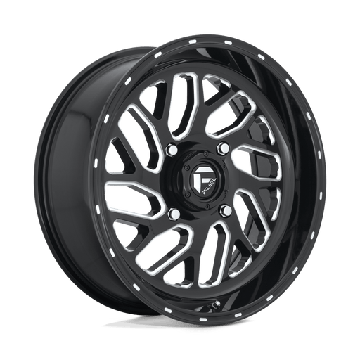 Fuel UTV GLOSS BLACK MILLED / 16X7 | 4X137 | 13mm Fuel UTV D581 Triton Wheel