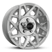 HPD 14" Trailer Assembly 205/75R14 8-Ply Trailer Tire on 14" 5-4.5 Gloss Silver Machined Face Canyon Wheel