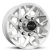 HPD 16" Trailer Wheel 16x6 8-6.5 Gloss White Machined Face Canyon Trailer Wheel