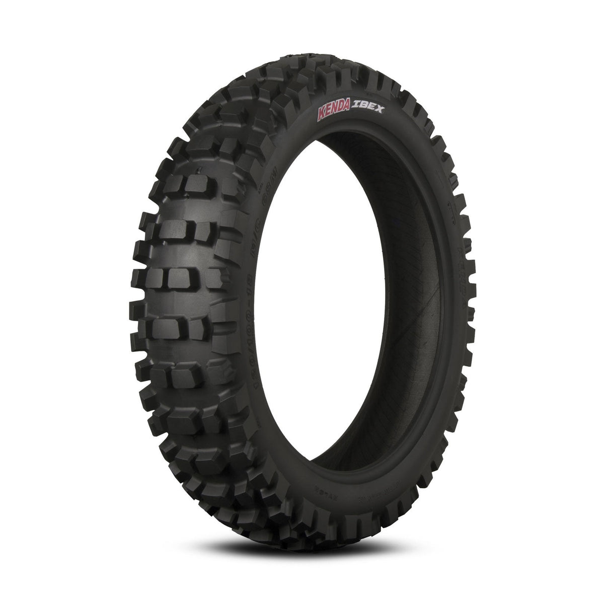Kenda IBEX K774 Super Sticky rear dirt bike tire 90/100-16 with knobby tread