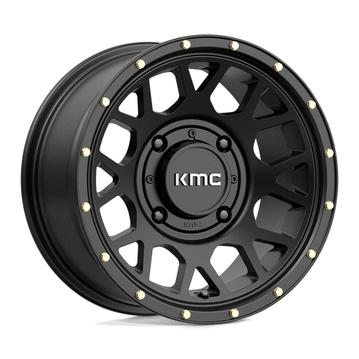 KMC Powersports SATIN BLACK / 14X7 | 4X137 | 38mm KMC UTV KS135 Gernade Wheel