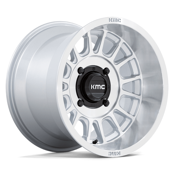 KMC Powersports SILVER W/ MACHINED FACE / 15X7 | 4X137 | 10mm KMC UTV KS138 Impact Wheel