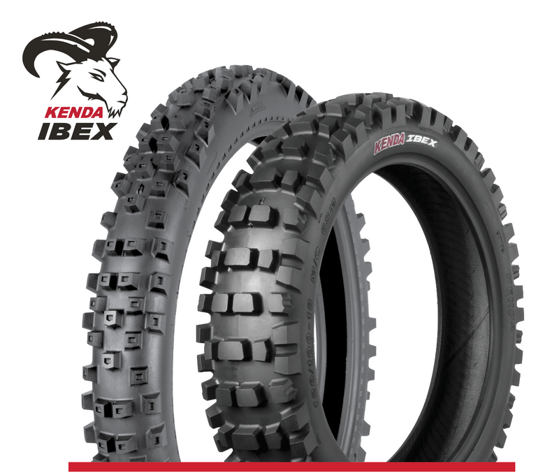 110/100-18 Kenda IBEX Enduro Tire K774, Super Sticky, 64M TT