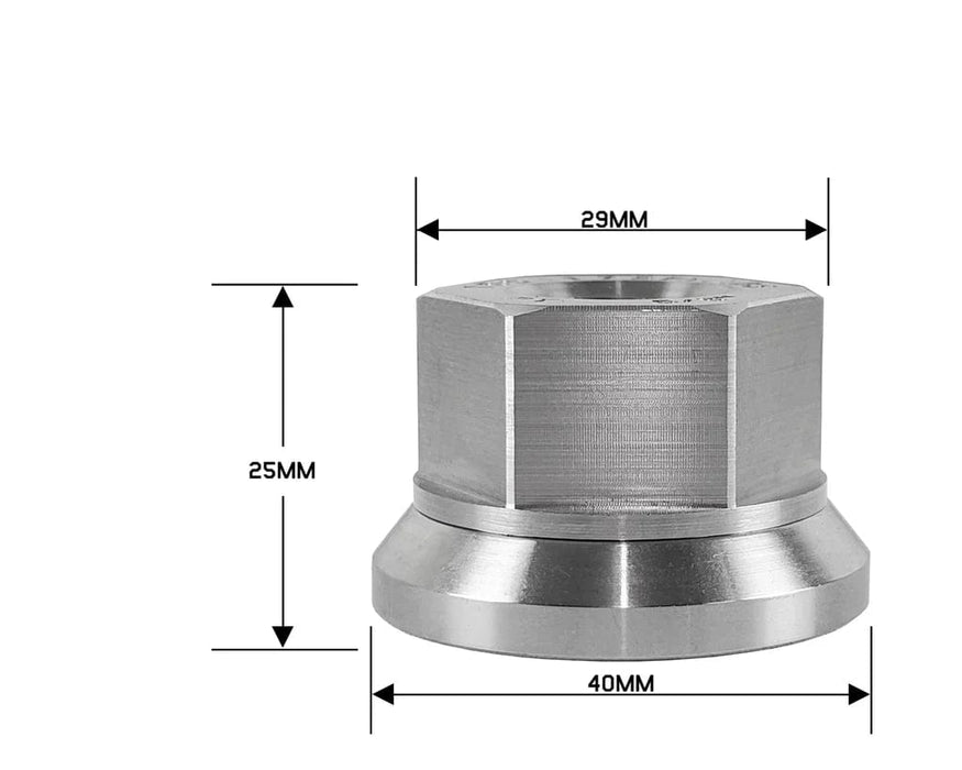 Perfectly Tight Lug Nuts 5/8"-18 Stainless Steel Swivel Flat Seat Open Trailer Lug Nut