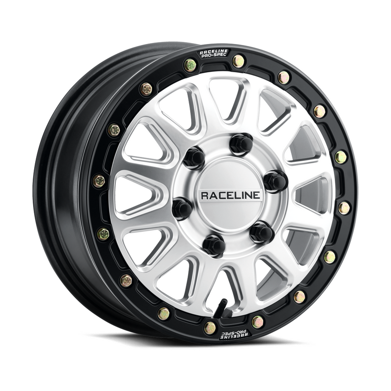 Raceline Alpha wheel, Hyper Silver with Black Ring, package component