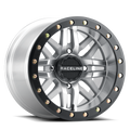 Raceline Ryno Beadlock 15x10 4x156 Black Machined w/ Black Ring