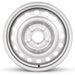 Road Ready 15" Wheel 2013-2023 15x5.5 Nissan NV200 Silver Steel Wheel