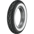 Dunlop D402 wide whitewall rear cruiser tire for Harley-Davidson touring bikes