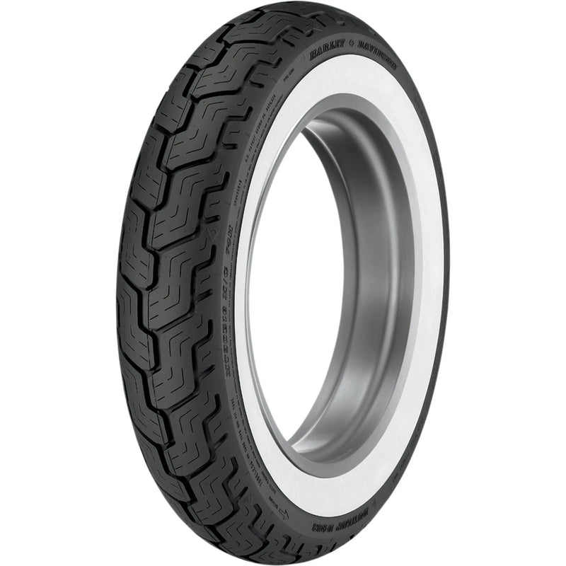 MU85B16 Dunlop D402 Wide Whitewall Rear Tire, 77H
