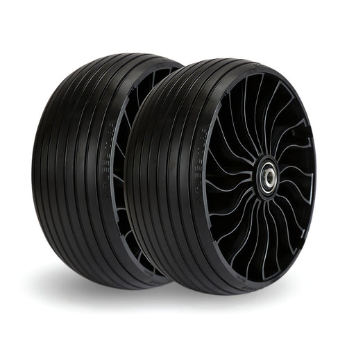 Set of 2 13x6.5N6 5/8 Grooved Caster Turf Tweels [73818] - Tires Fast