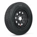 Tires Fast 15" Trailer Assembly 205/75R15 8-Ply Trailer Tire on 15" 5-4.5 Black Modular Wheel