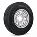 Tires Fast 15" Trailer Assembly 225/75R15 10-Ply Trailer Tire on 15" 6-5.5 Silver Modular Wheel