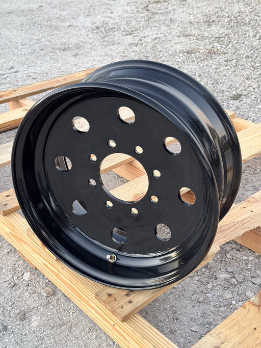 Tires Fast 17.5" Trailer Wheel 17.5x6.75 8-6.5 Black Modular Trailer Wheel